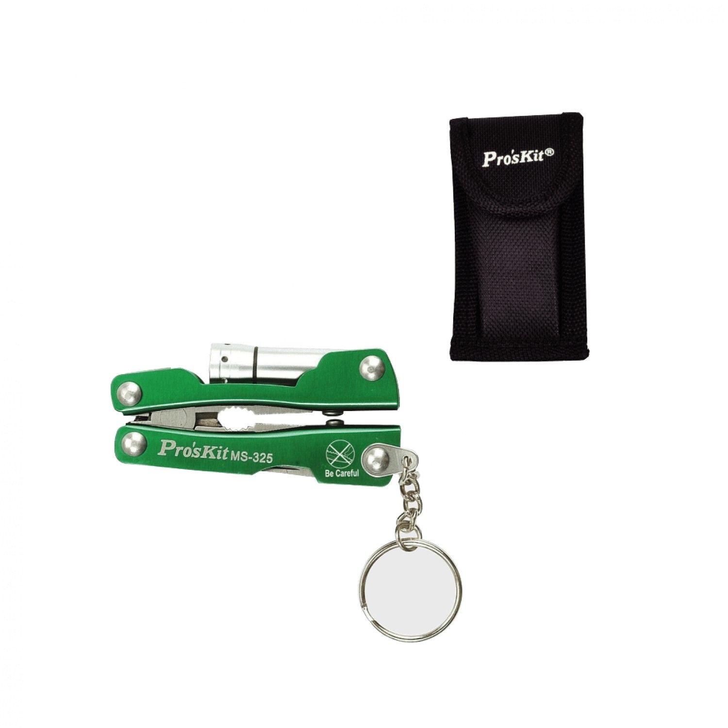 Multiuso de bolsillo Proskit MS-325 con alicate, cortapluma y atornillador-5