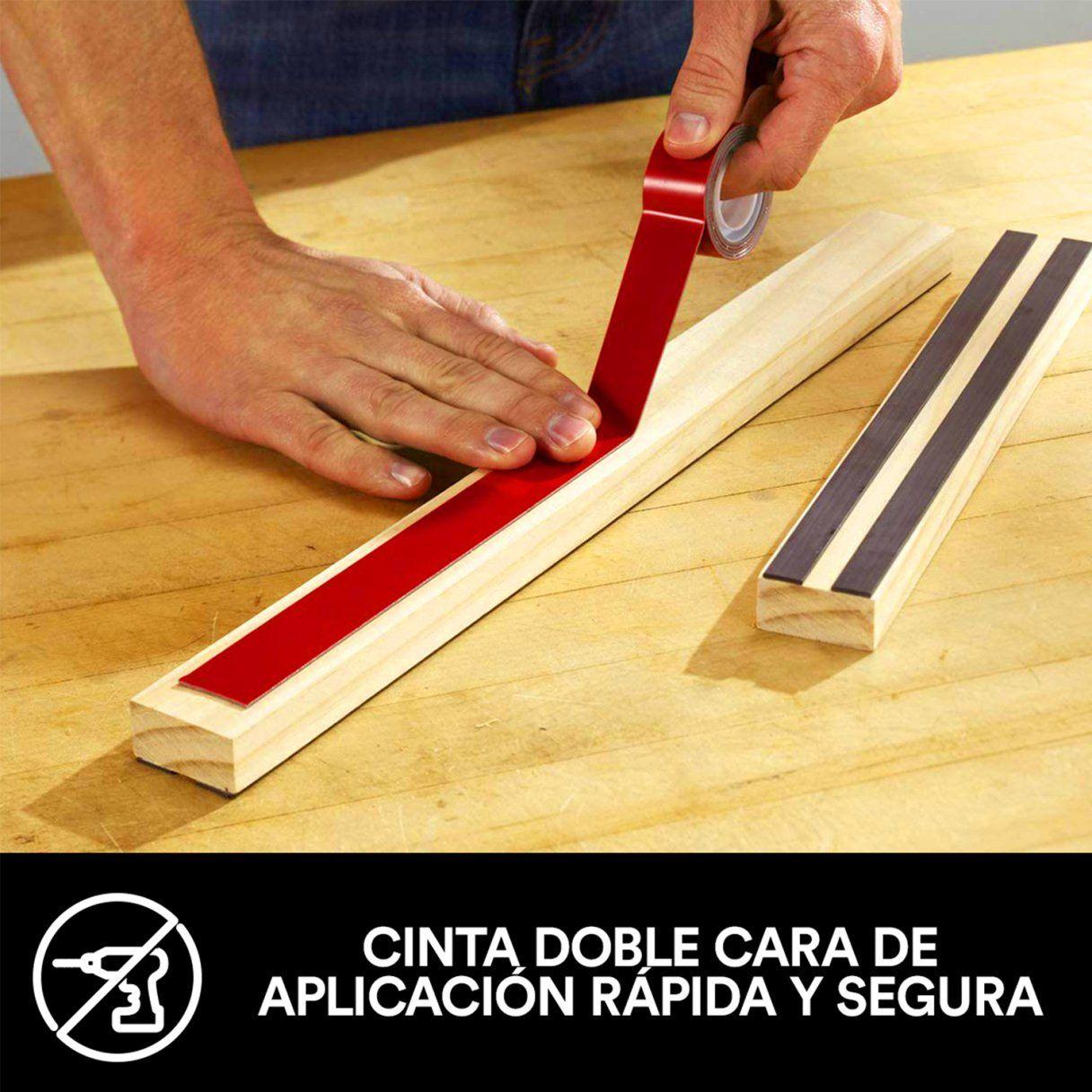 Cinta de montaje 3M Scotch doble cara 2,54 cm x 1,52 m-5