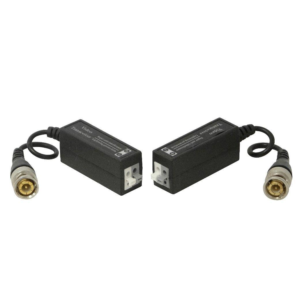 Video balun pasivo punchable 1 par 2 unidades UTP BNC macho-1