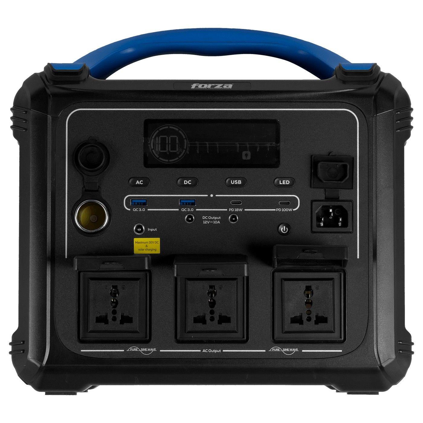Batería portátil Forza 1200 W litio LMFP 1102 Wh-2