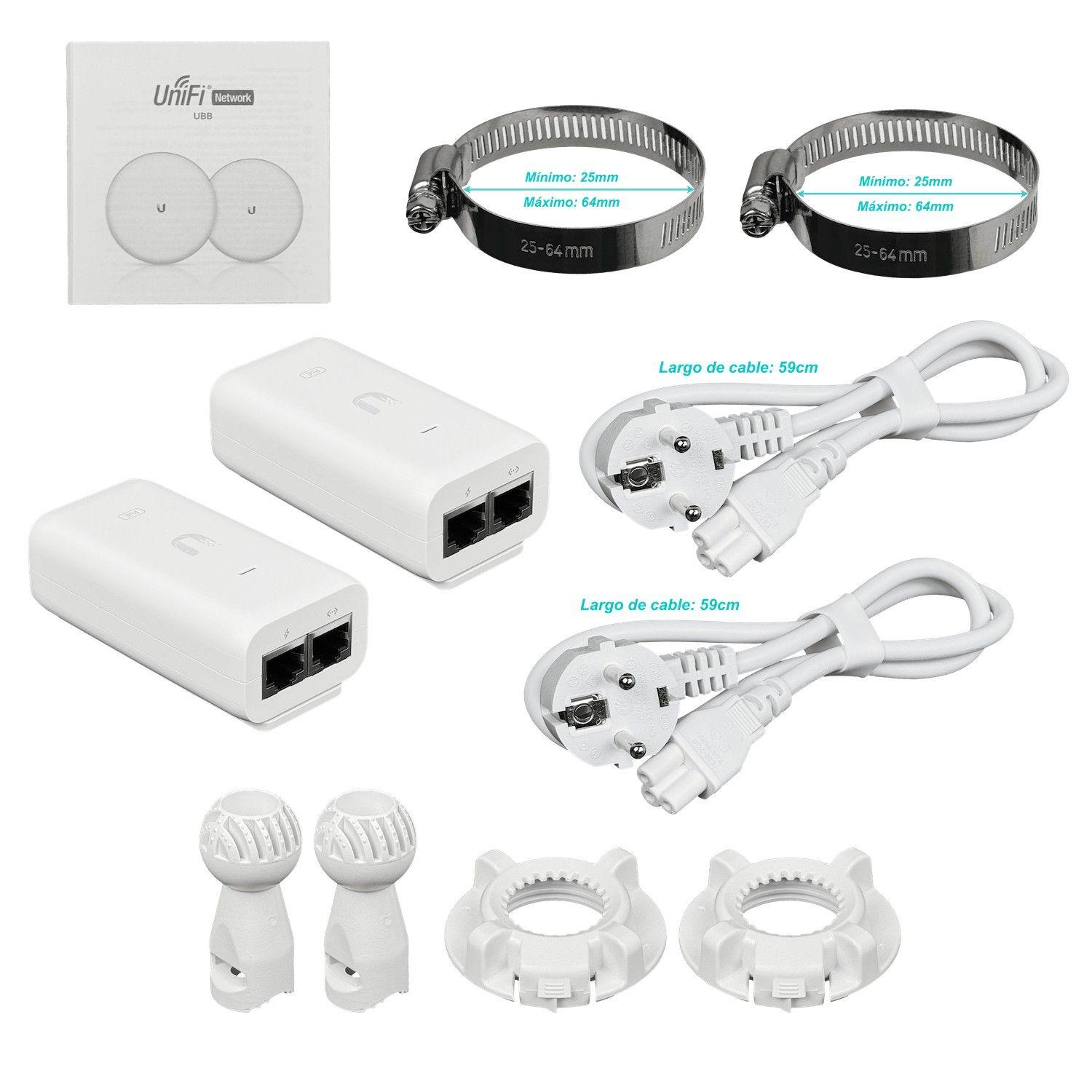 Puente Ubiquiti UniFi 1 Gbps 60 GHz y 5 GHz 500 m 2 unidades-5