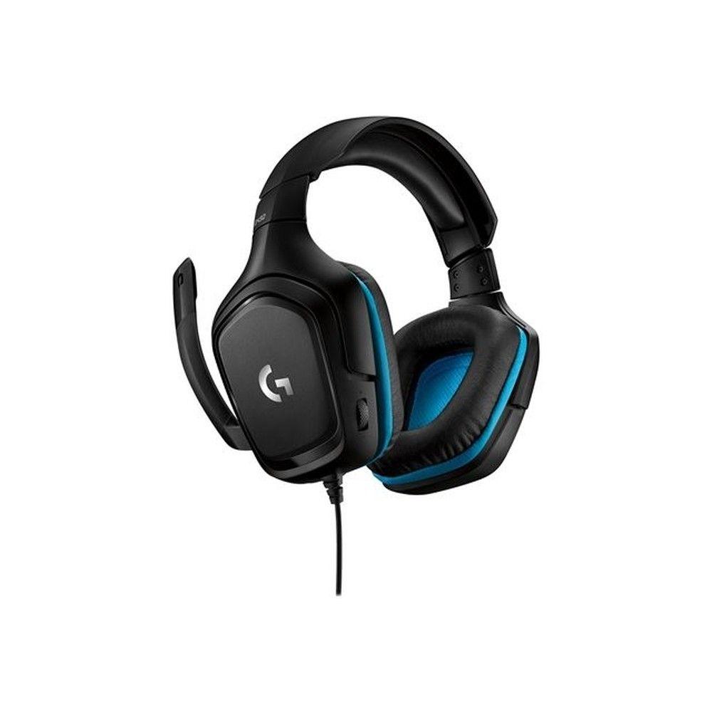 Audífono gamer Logitech G432 con micrófono integrado-1