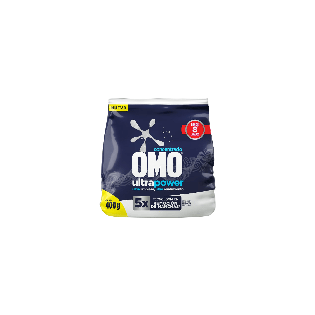 Detergente en polvo Omo Ultra Power 400 g-1