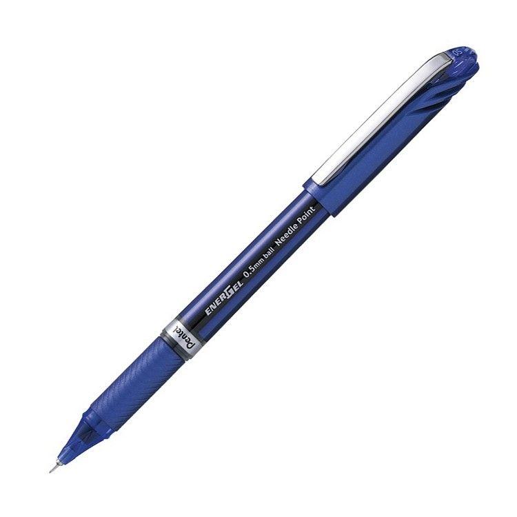 Bolígrafo gel Pentel Energel 0.5 mm azul-0