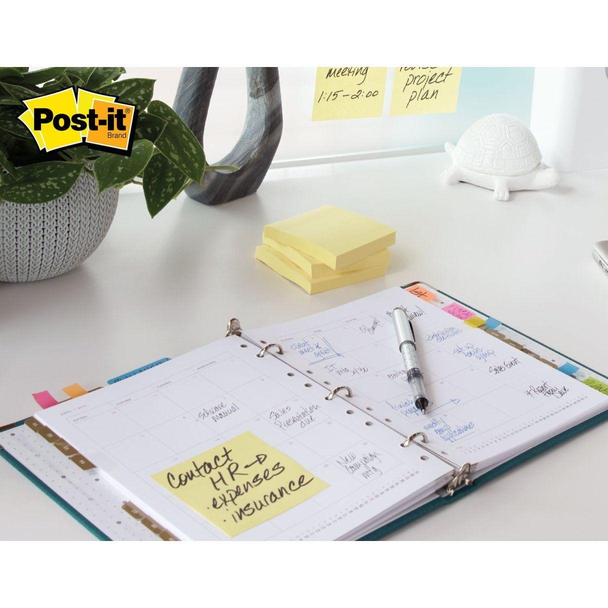 Nota adhesiva 3M Post-It para dispensador Pop Up amarilla-3