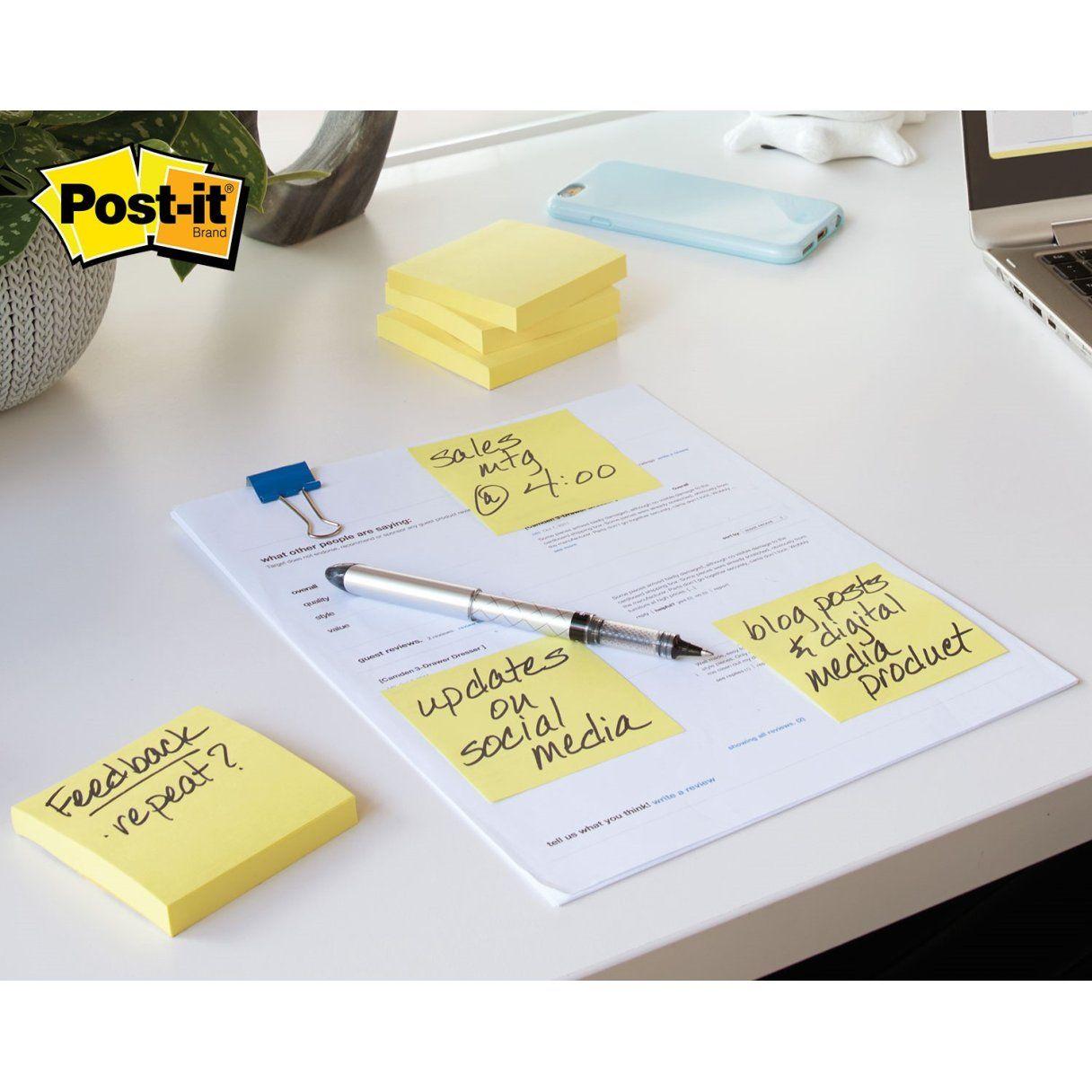 Nota adhesiva 3M Post-It para dispensador Pop Up amarilla-4