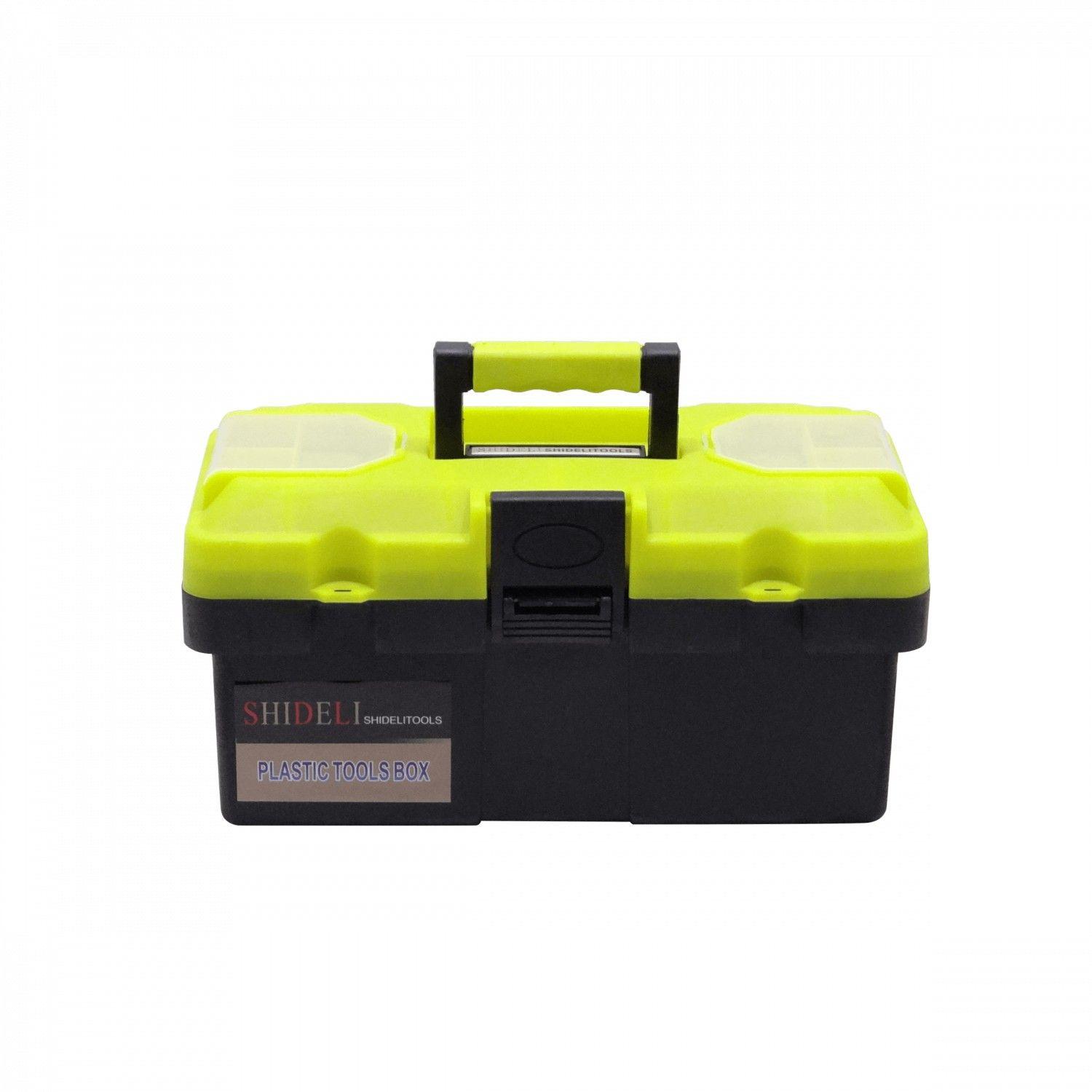 Caja de herramientas Shideli 36x18x18 cm negra y amarilla-1