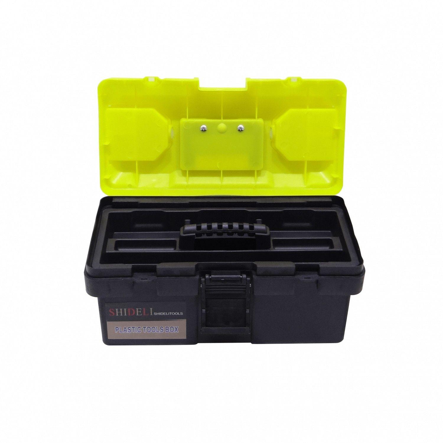 Caja de herramientas Shideli 36x18x18 cm negra y amarilla-5