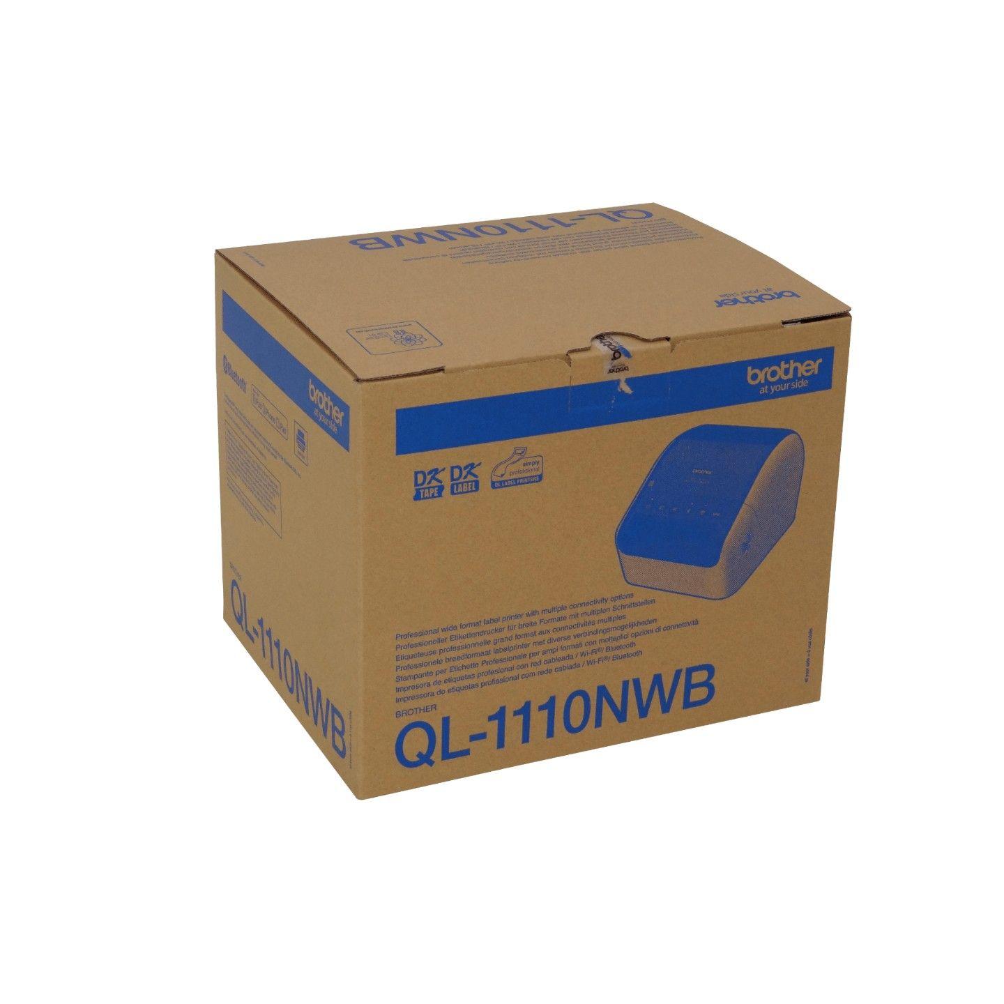 Impresora térmica Brother DK 300 dpi 103 mm con auto corte, WiFi y Bluetooth-4