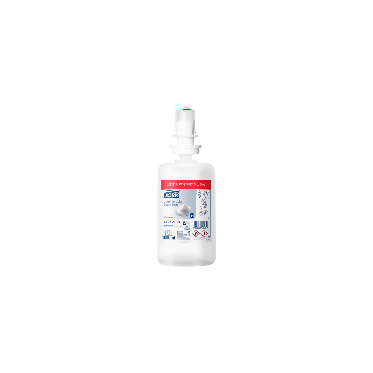 Jabón para manos Tork espuma 1 L con aroma delicado y rehidratantes-1