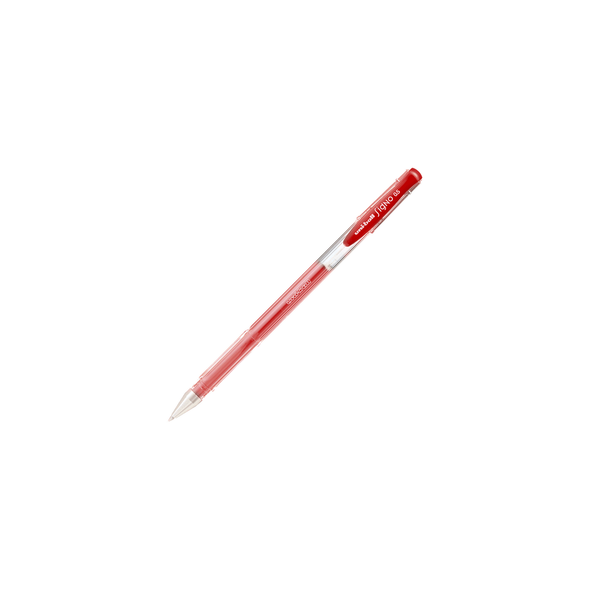 Bolígrafo gel Uniball UM-100 Signo 0,5 mm rojo-1
