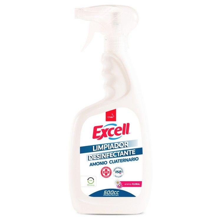 Limpiador multisuperficies Excell amonio cuaternario 500 ml-0