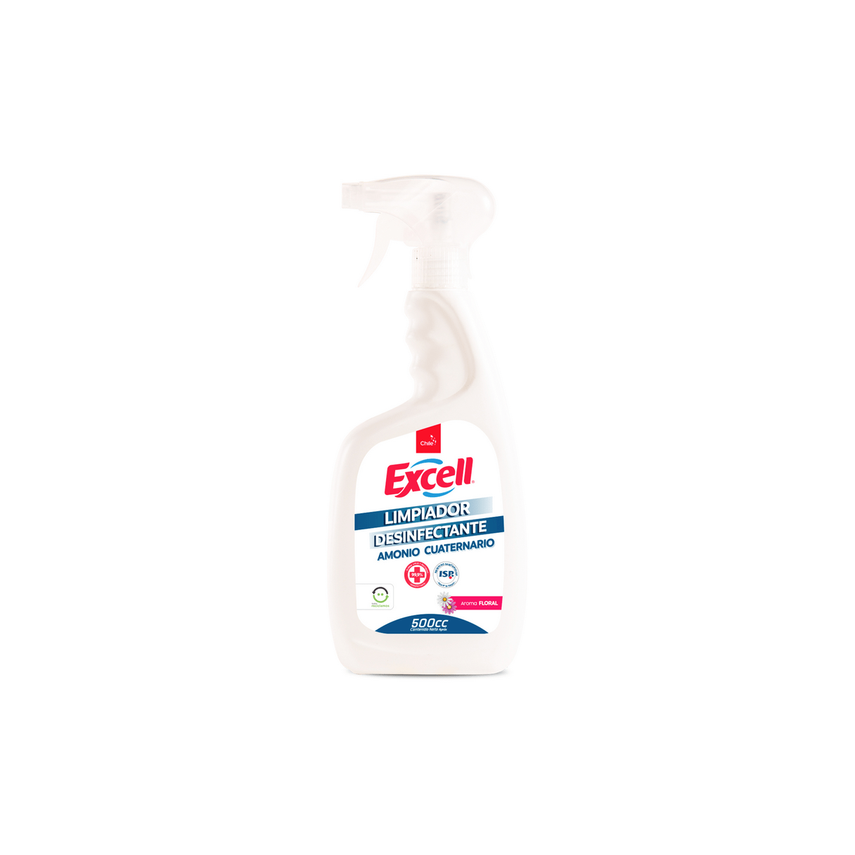 Limpiador multisuperficies Excell amonio cuaternario 500 ml-1