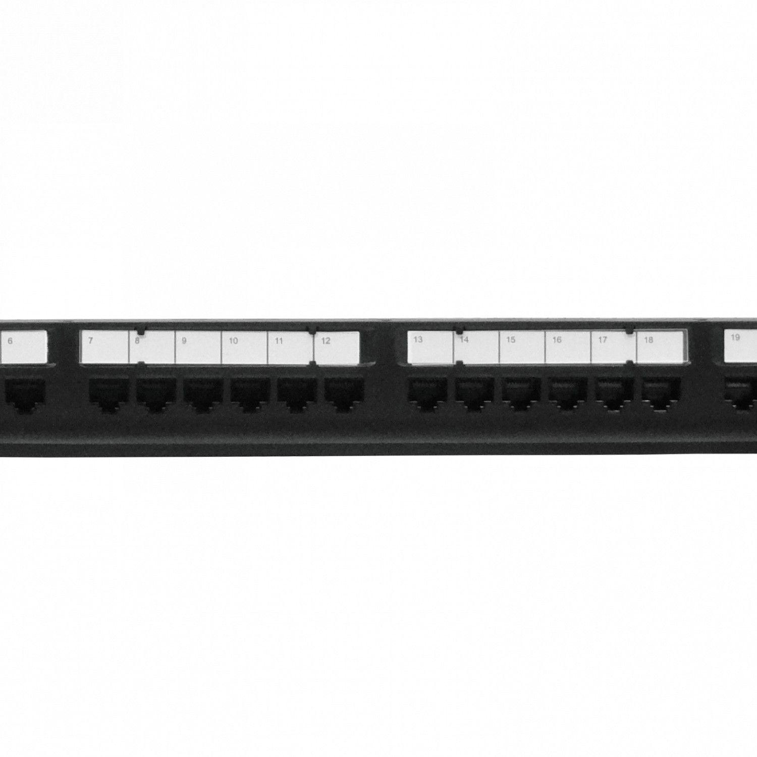 Patch panel Furukawa Cat6 U/UTP 24 puertos 24 AWG 1U-3