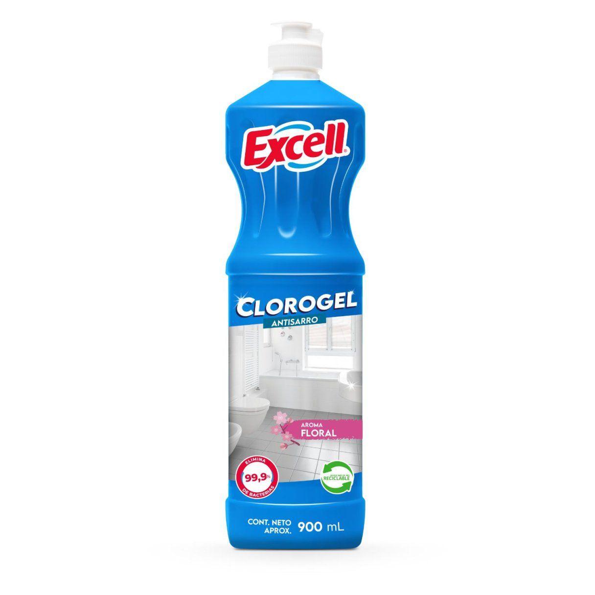 Limpiador clorogel Excell Tradicional Floral anti sarro 900 ml-1