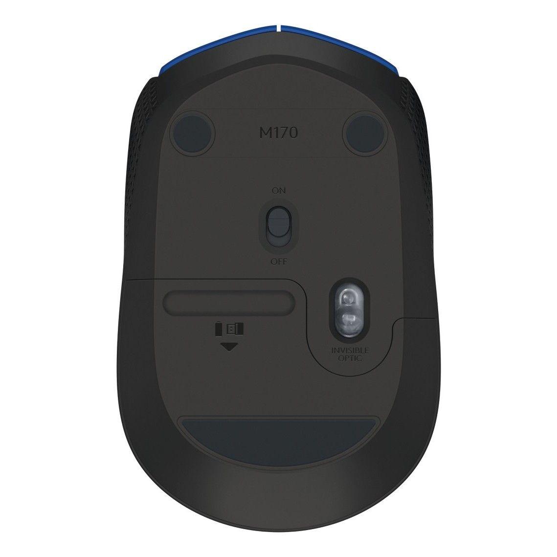 Mouse inalámbrico Logitech M170 2.4 GHz 1000 DPI azul-5