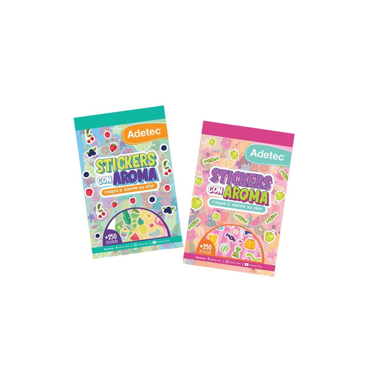 Block de stickers Adetec con aroma-1