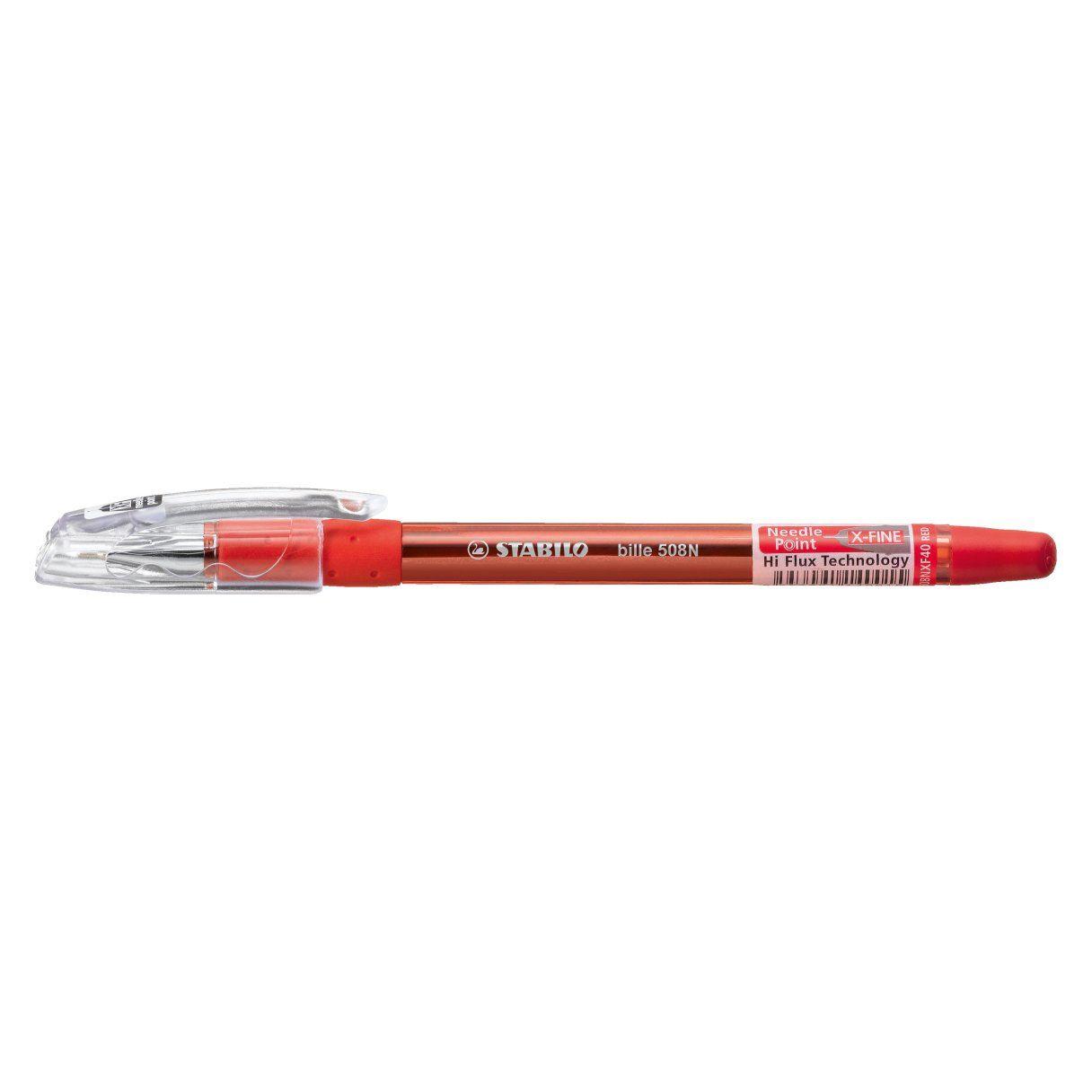 Bolígrafo gel Stabilo Bille 508N 0.4 rojo-1