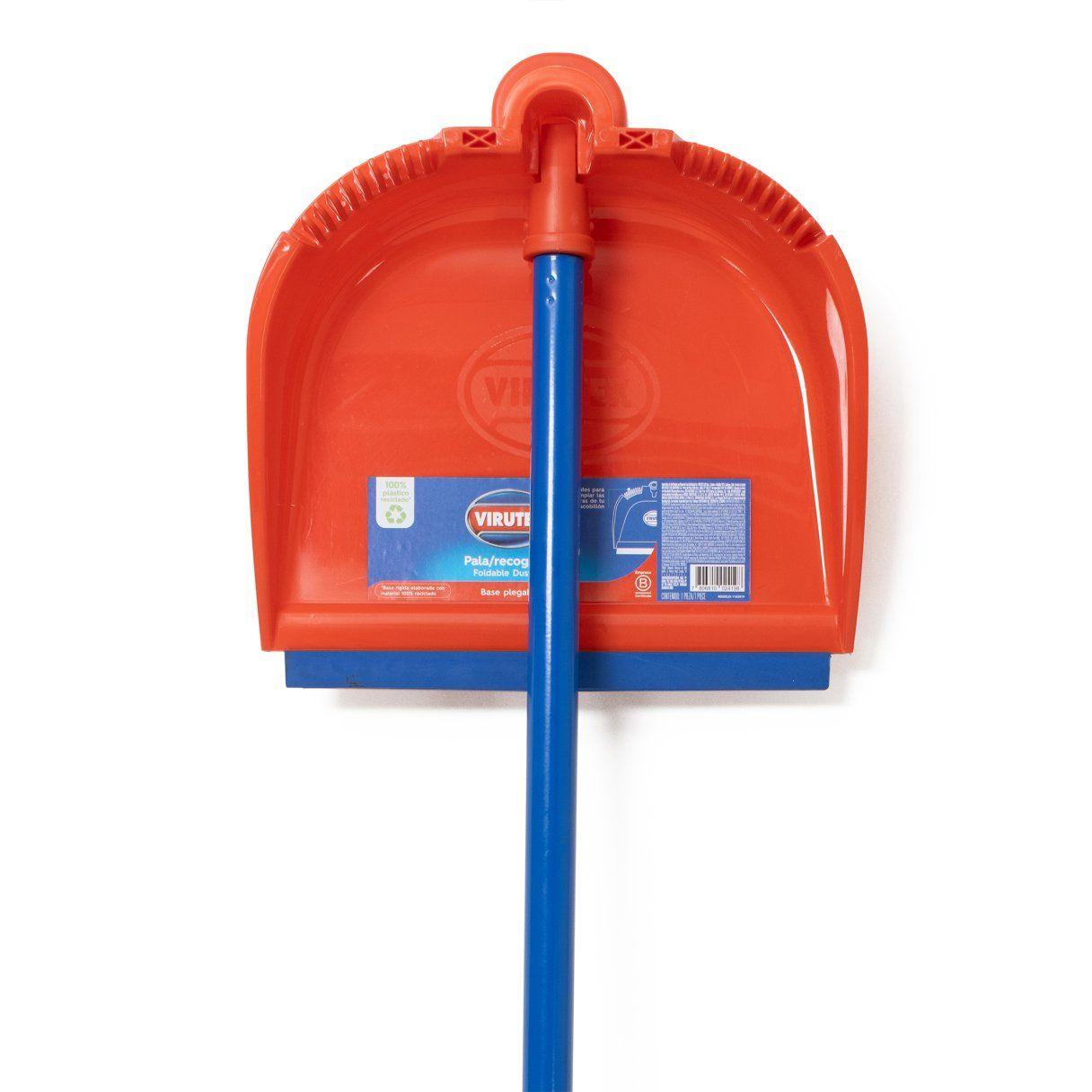 Pala de aseo Virutex base plegable con mango-2