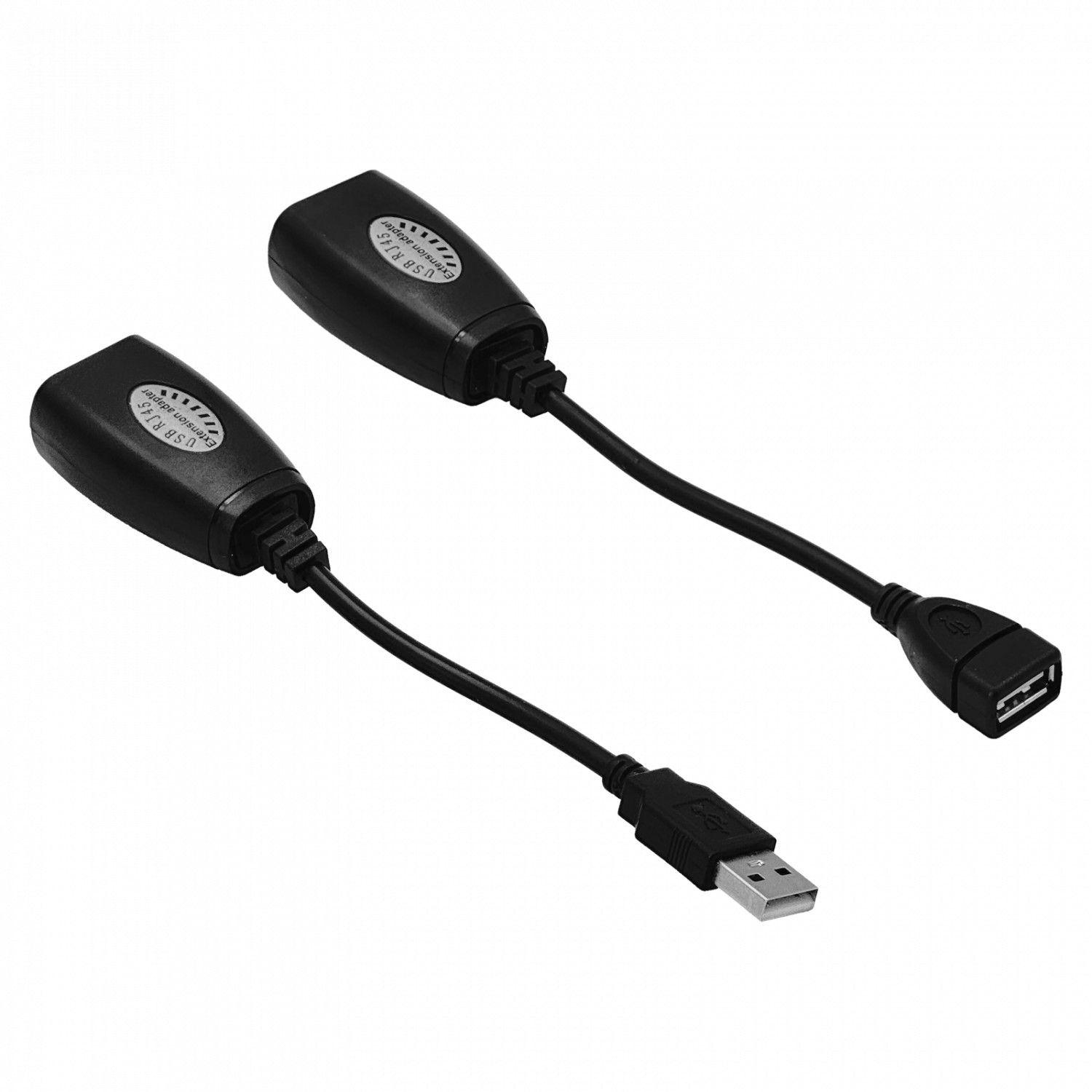Extensor USB UTP Cat5e/Cat6 45 m A-M A-H-2