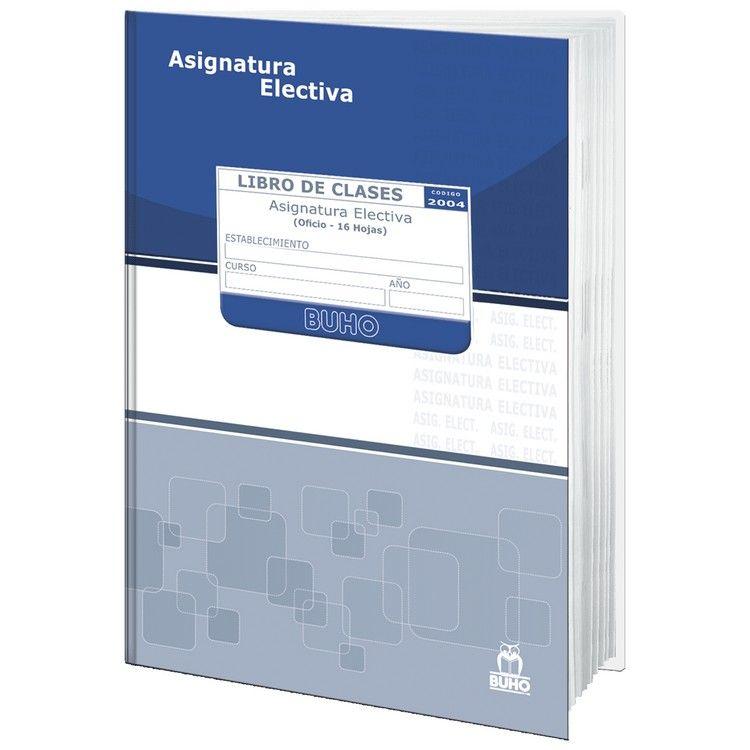 Libro de clases Buho Asignatura Electiva Nº2004-0