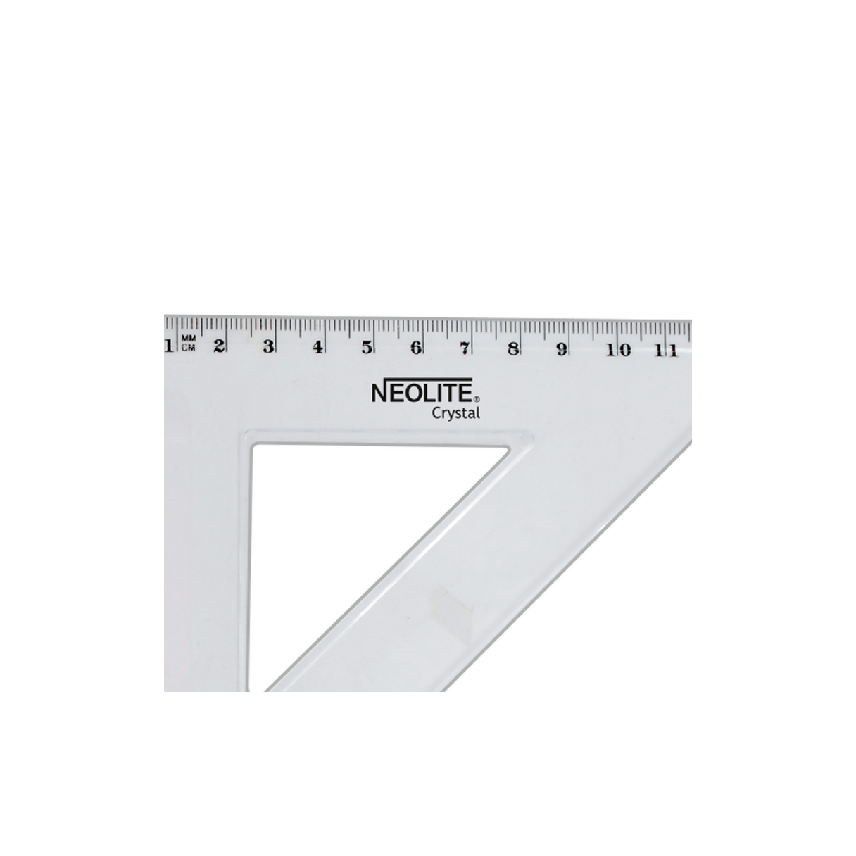 Set de geometría Neolite 4 piezas transparente 30 cm-2
