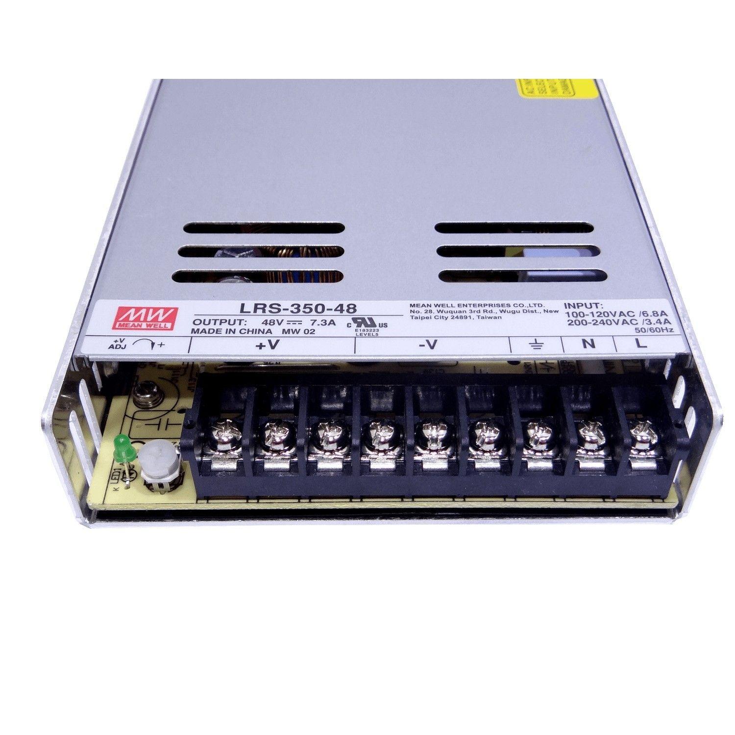 Fuente de poder Meanwell LRS-350-48 350 W 48 V ventilador-4