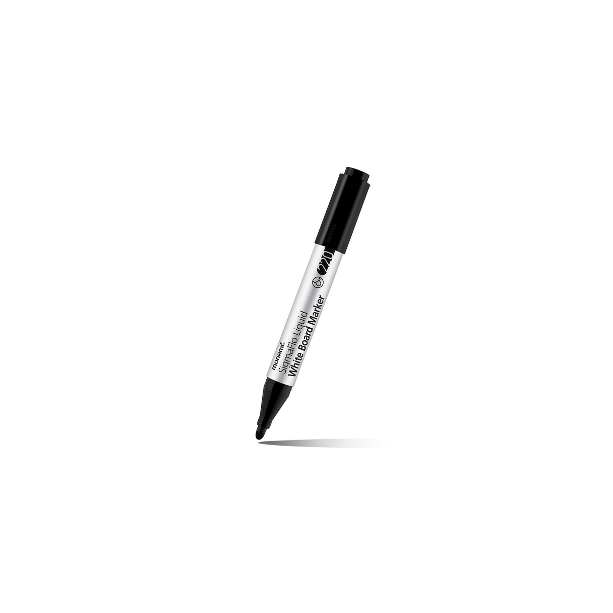 Plumón de pizarra Monami SigmaFlo Liquid 220 2 mm negro-1