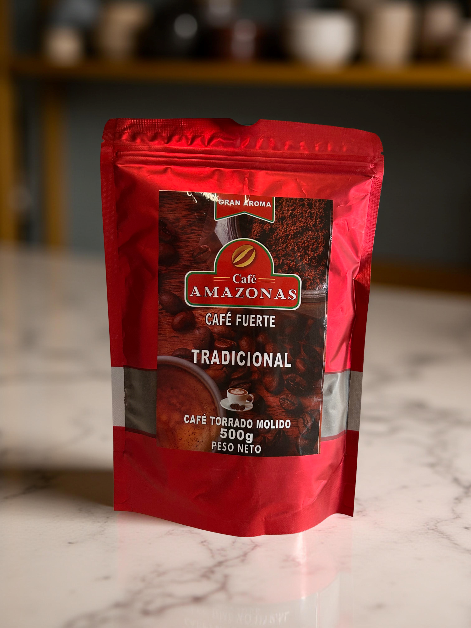 Cafe Amazonas Tostado y Molido Granos 100% Arabico de Altura del Amazonas grado 8-2