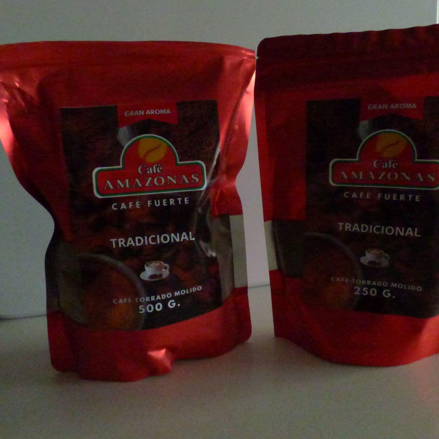 Cafe Amazonas Tostado y Molido Granos 100% Arabico de Altura del Amazonas grado 8-4