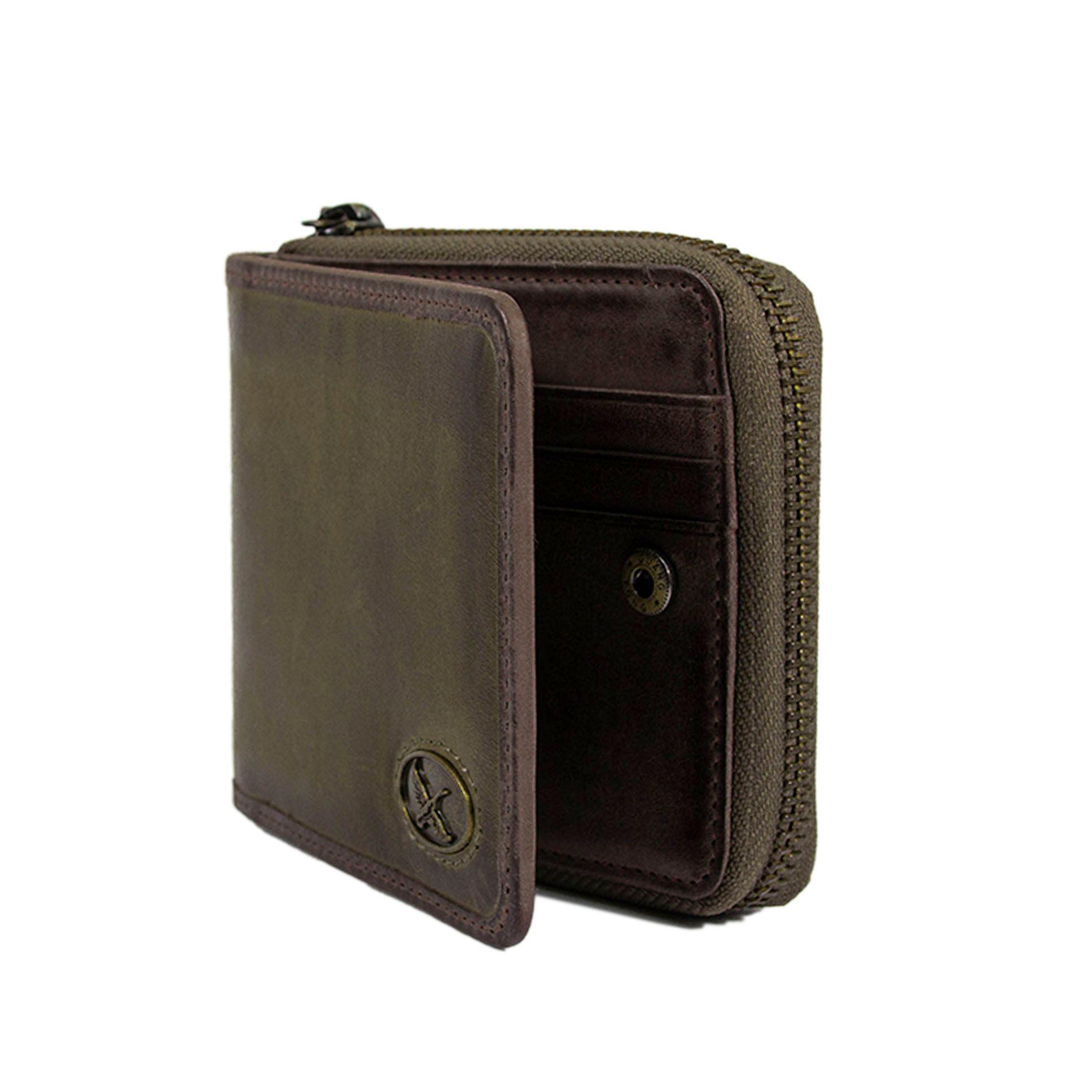 Billetera Gino Rodinis  Massimo 811 Verde Olivo-1