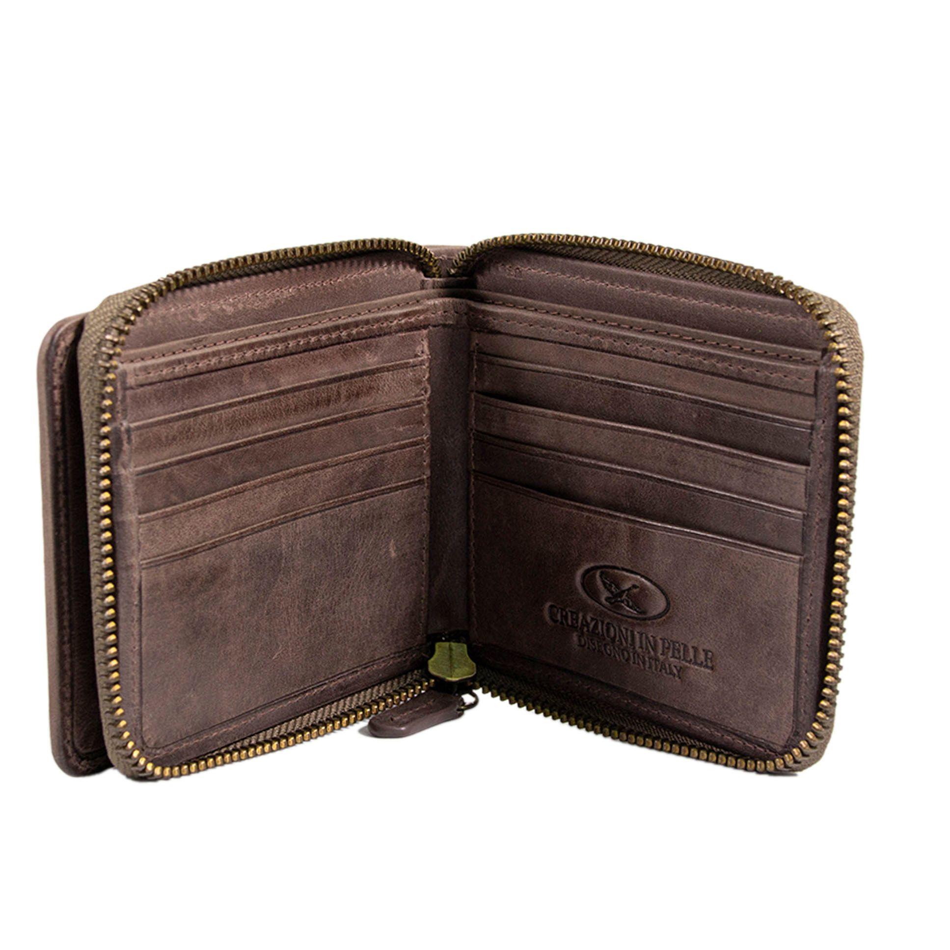 Billetera Gino Rodinis  Massimo 811 Verde Olivo-3