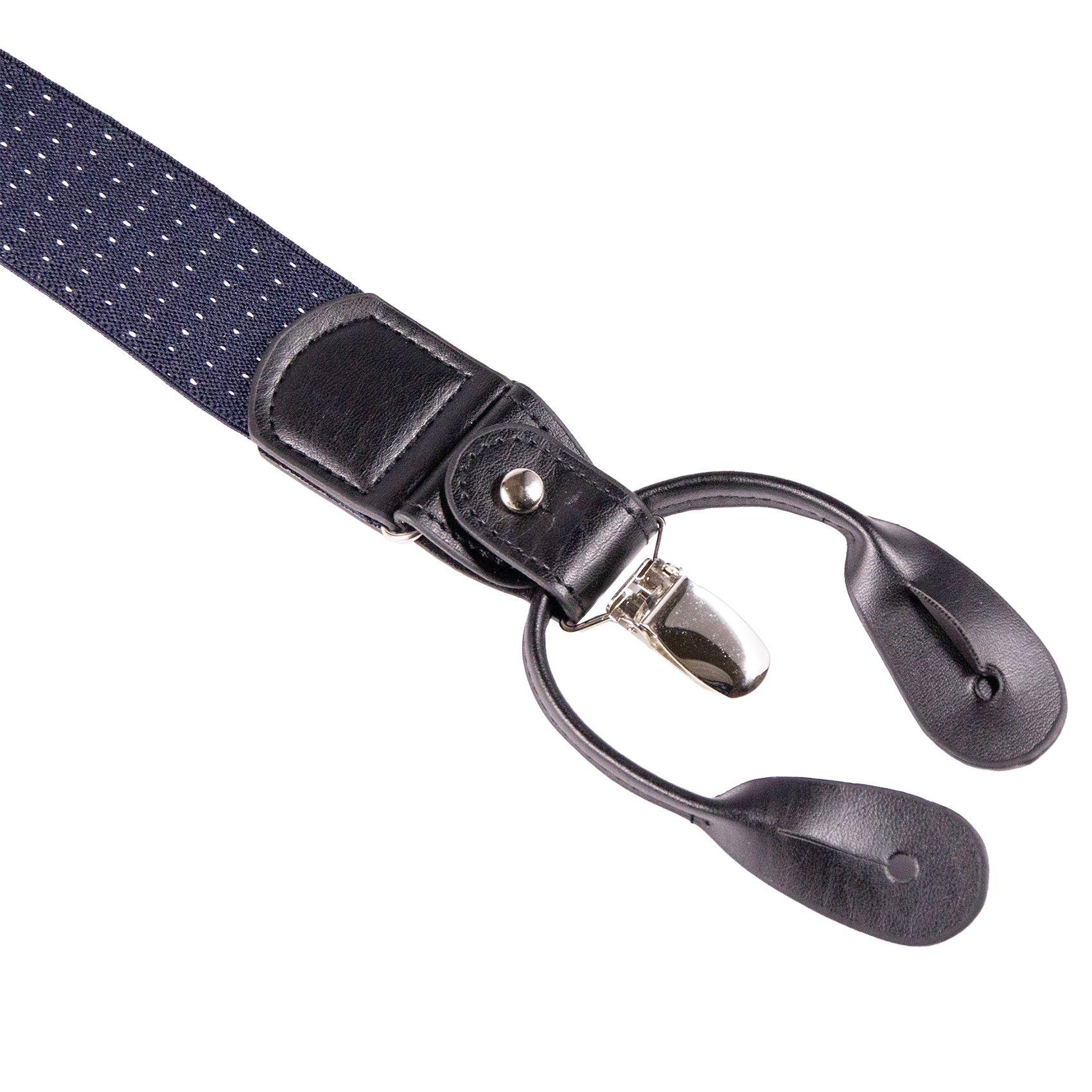 Suspensor para Hombre SP012 | Azul con rayas Blancas-2