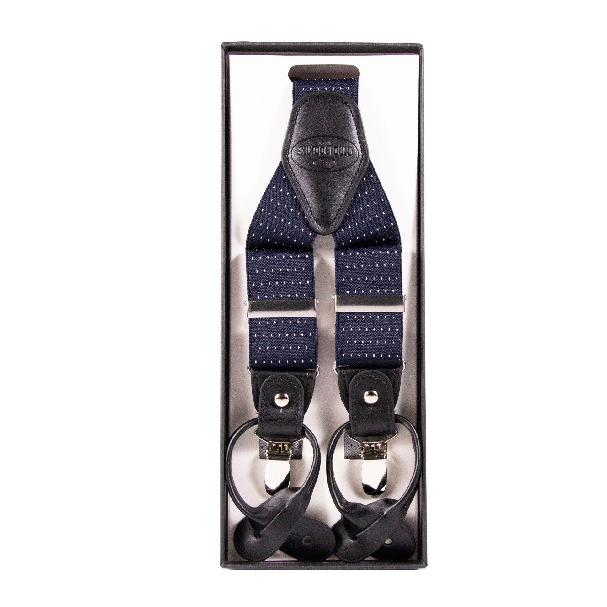 Suspensor para Hombre SP012 | Azul con rayas Blancas-6
