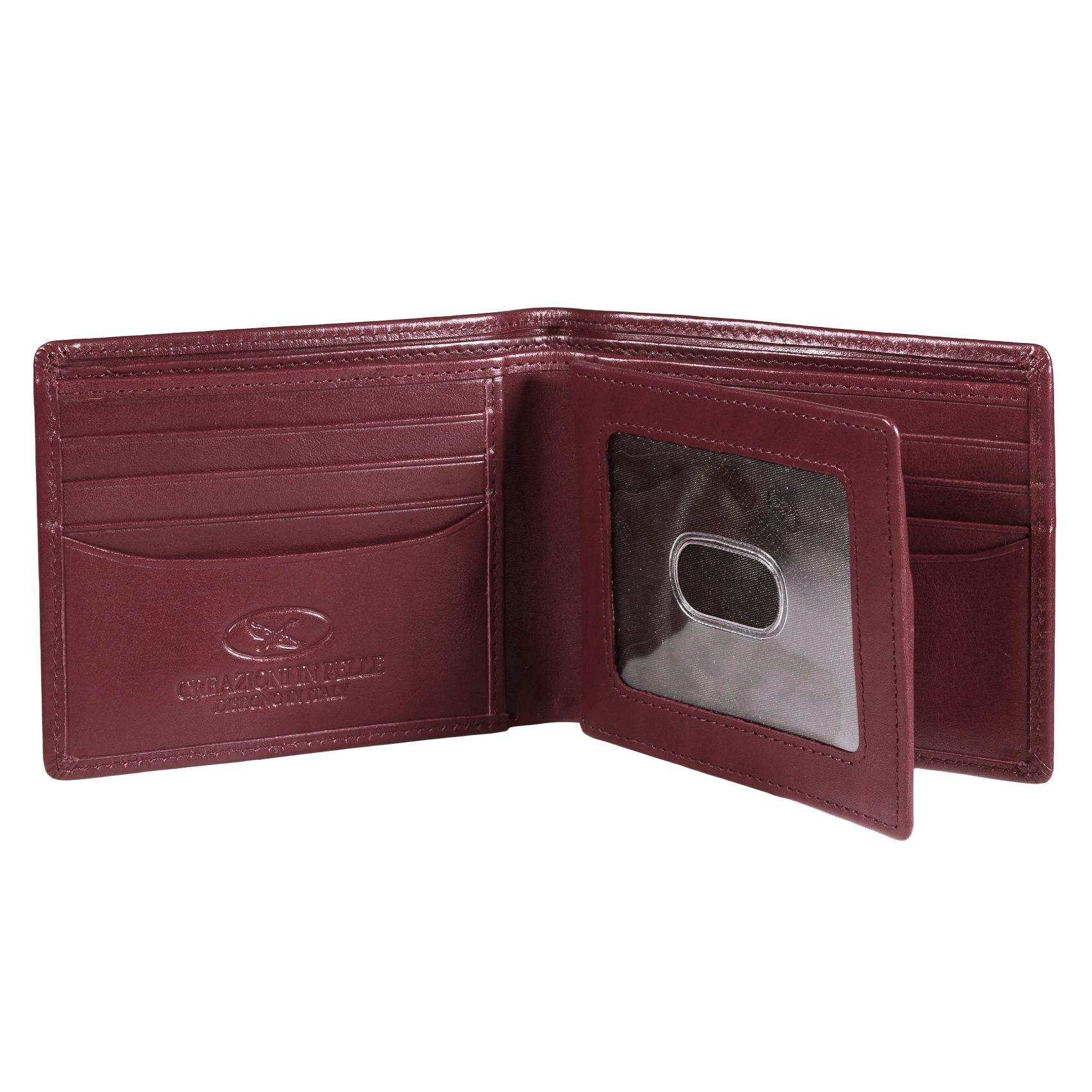 Billetera de cuero Hombre Bolonia 1171 | Rojo-2