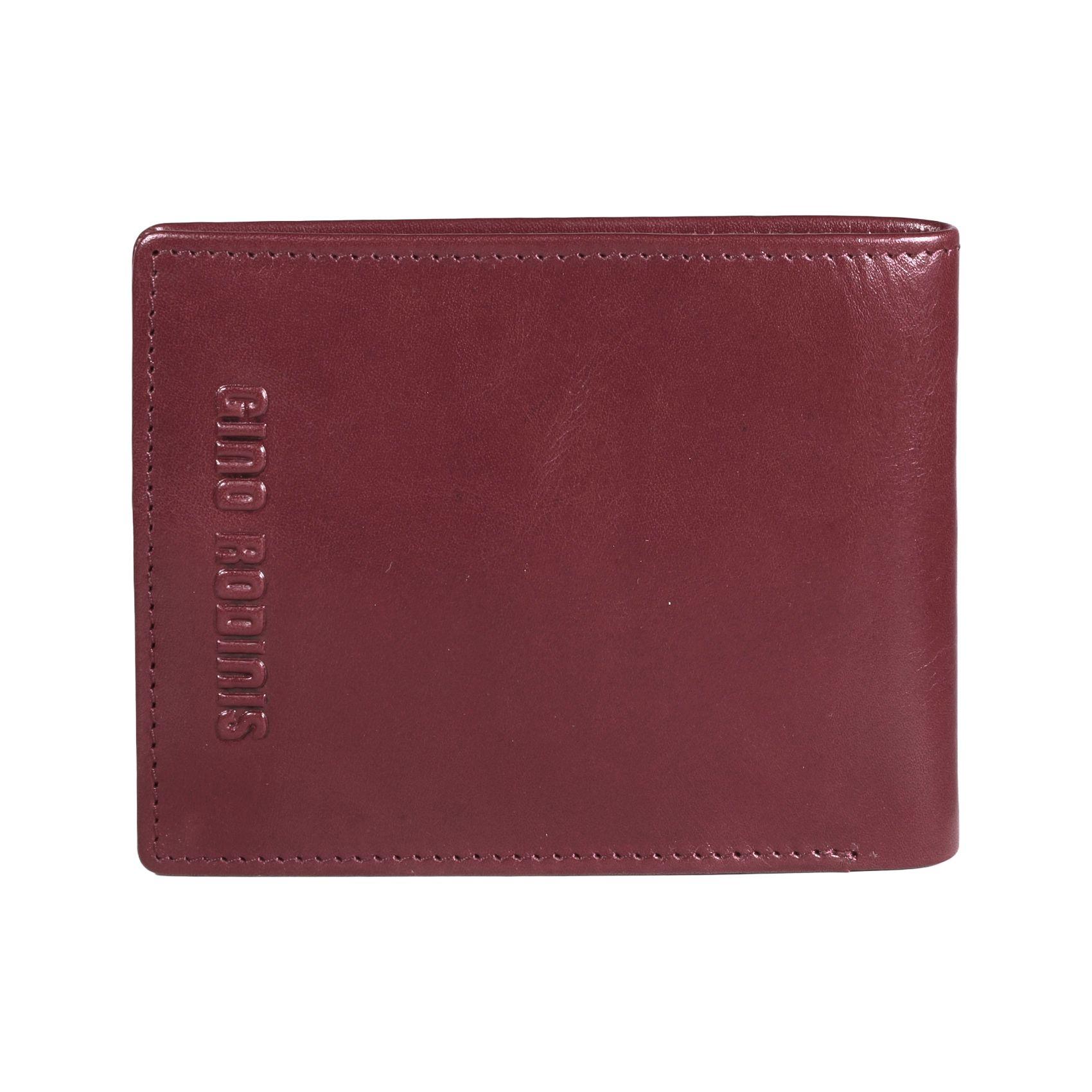 Billetera de cuero Hombre Bolonia 1171 | Rojo-4