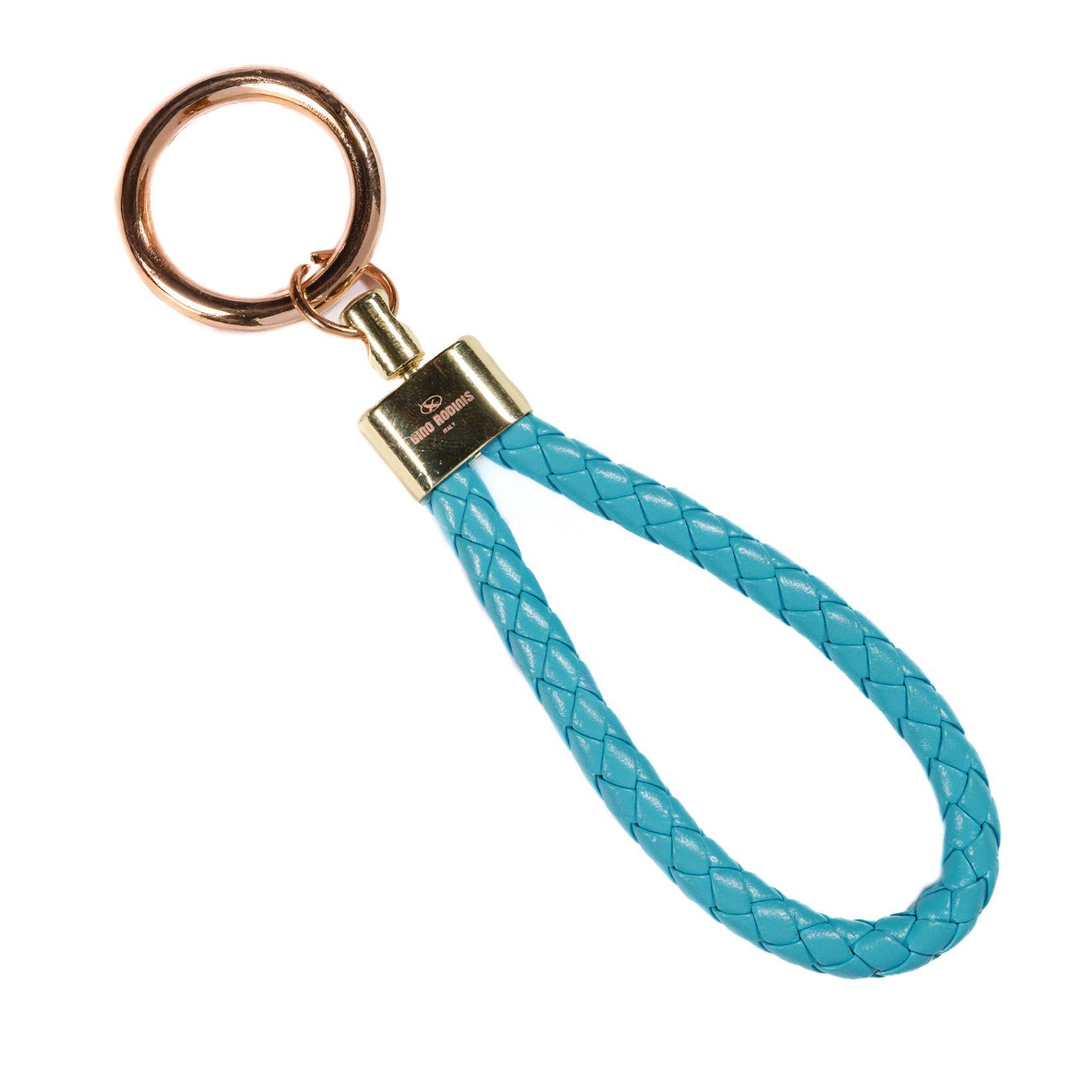 LLAVERO Y COLGANTE DE BOLSO  MUJER GINO RODINIS  LL138 CELESTE-3