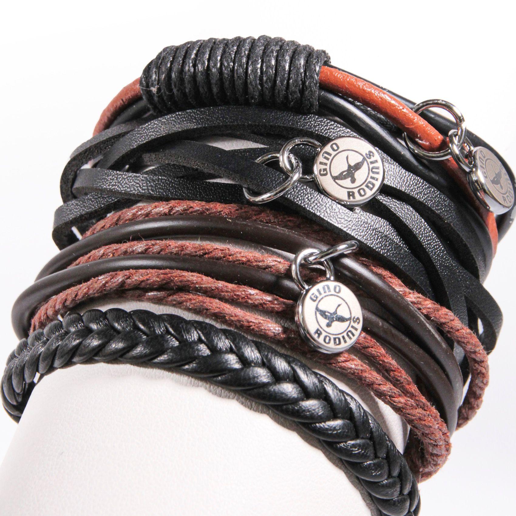 SET BRAZALETE HOMBRE GINO RODINIS  B451-2