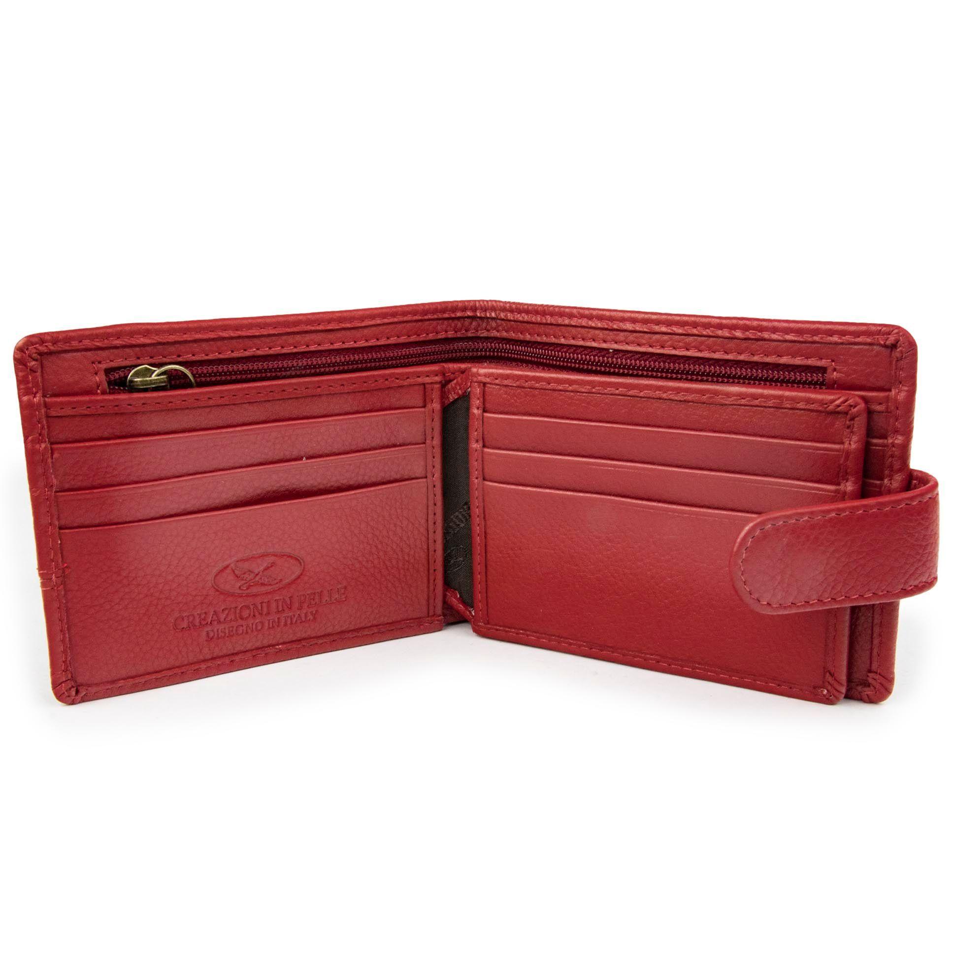 Billetera de hombre Capri 988 Rojo Gino Rodinis-2