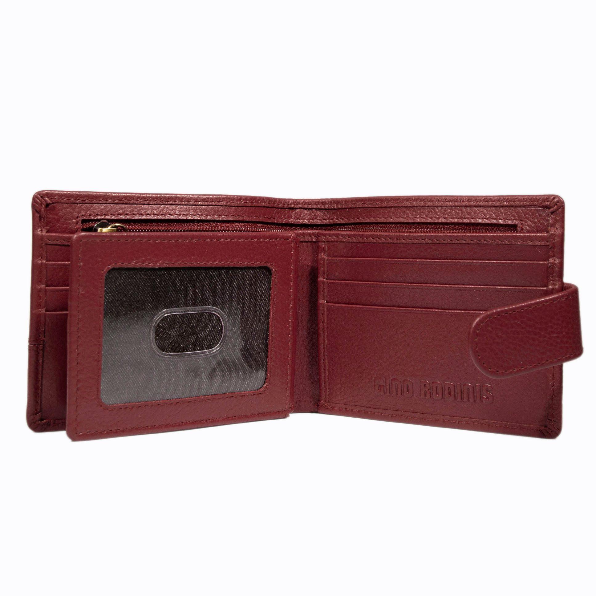 Billetera de hombre Capri 988 Rojo Gino Rodinis-3