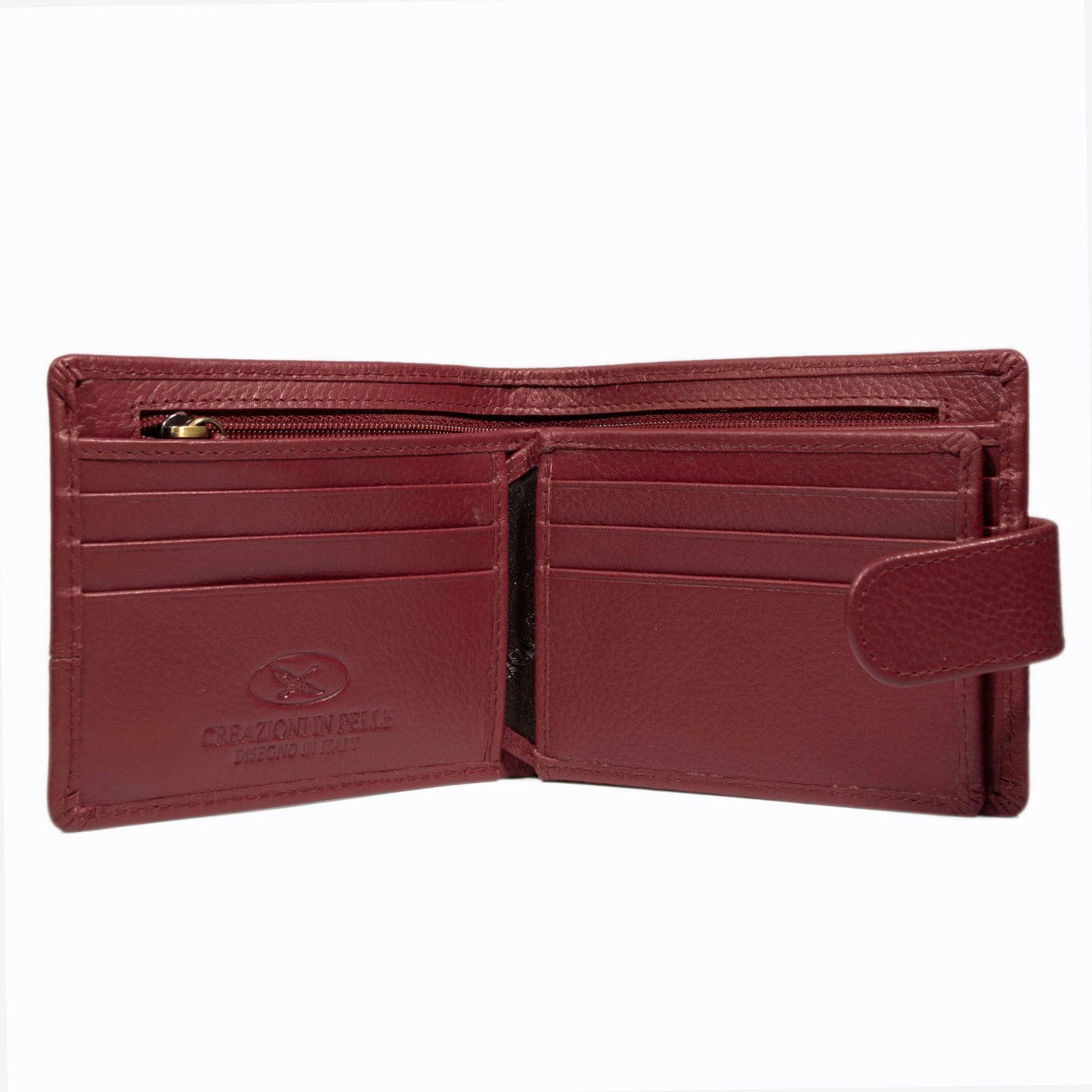 Billetera de hombre Capri 988 Rojo Gino Rodinis-4