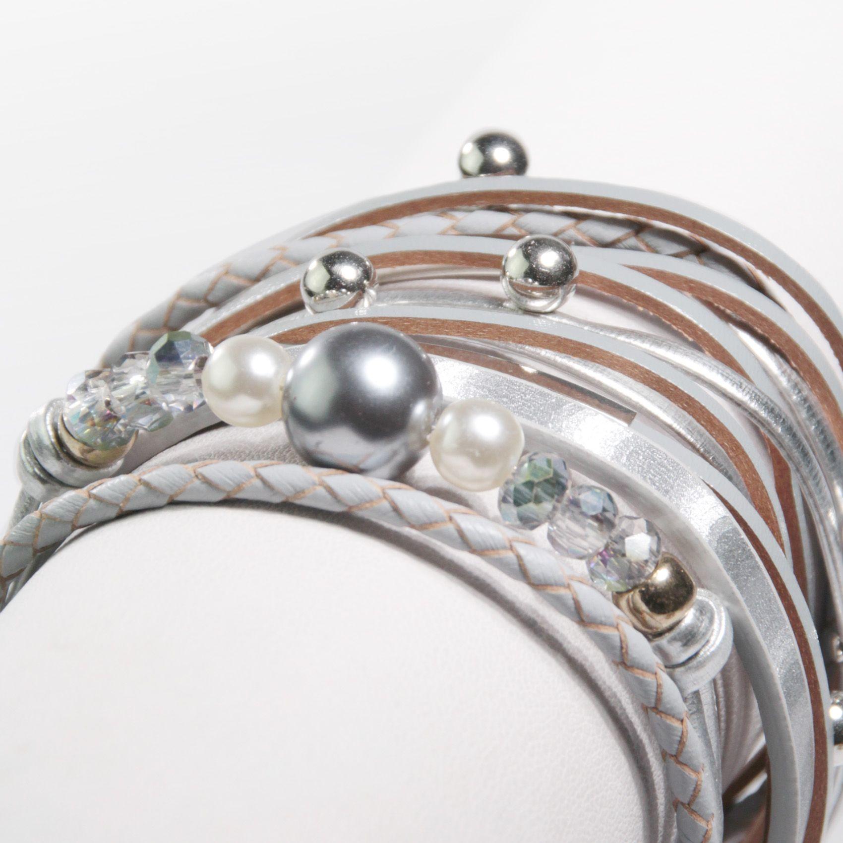 Brazalete Gino Rodinis B401PL Plateado-2