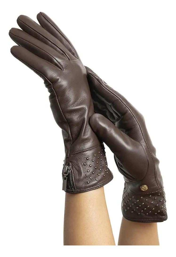 Guante de Cuero Mujer Gino Rodinis G219-3