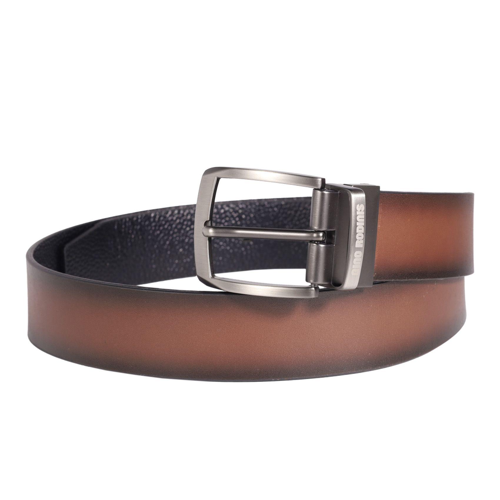 Cinturón Reversible Gino Rodinis 2507 Café/Negro - 105cm-0