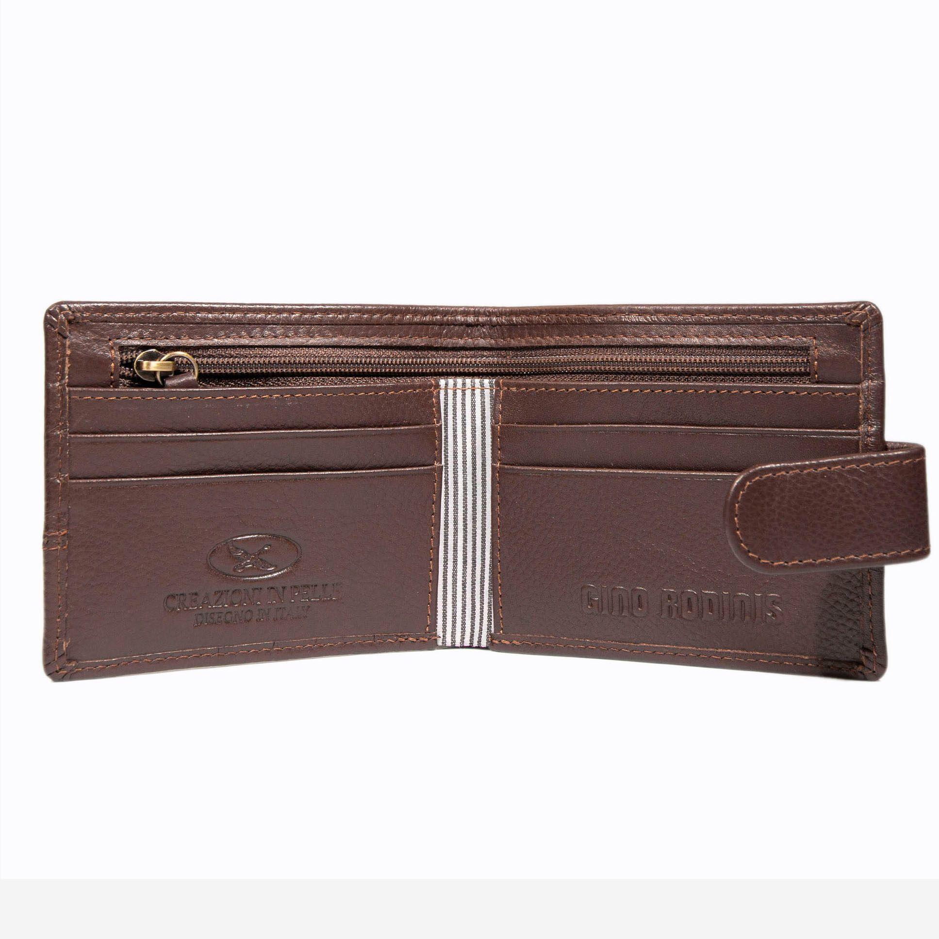 Billetera de hombre Capri 986 Café Gino Rodinis-4