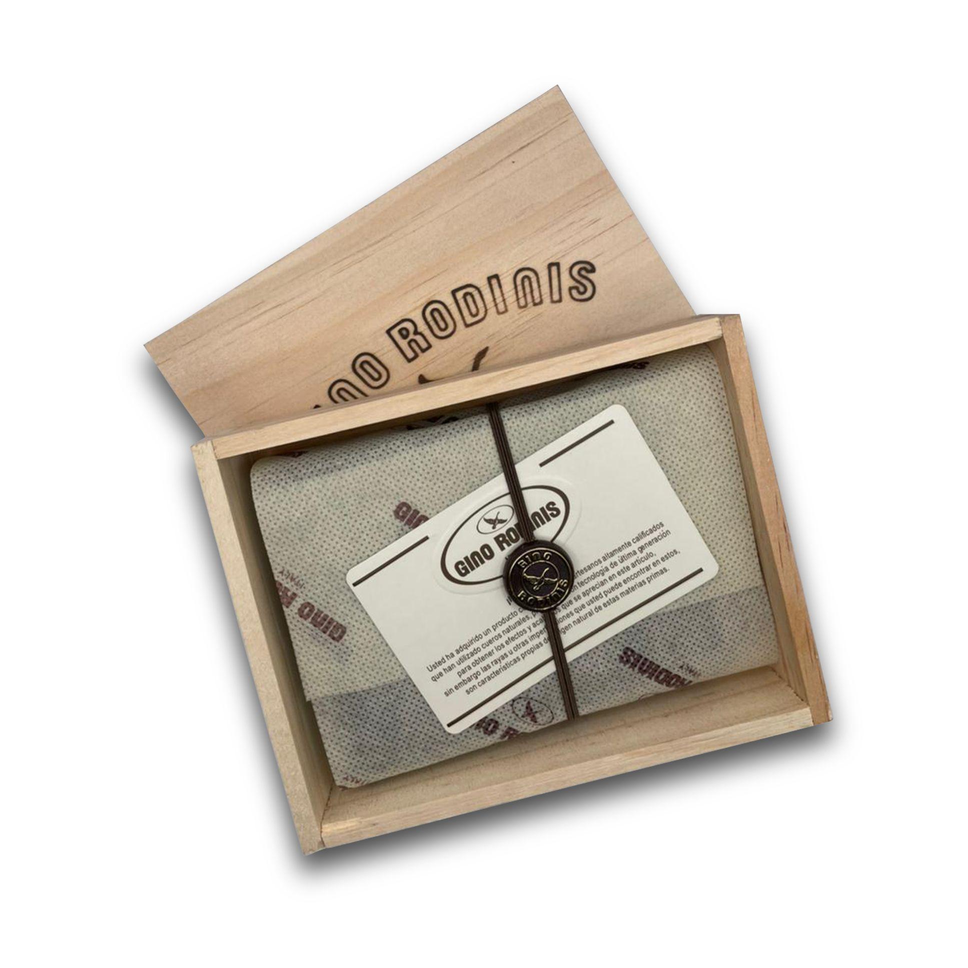 Billetera de hombre Capri 987 Oliva Gino Rodinis-6