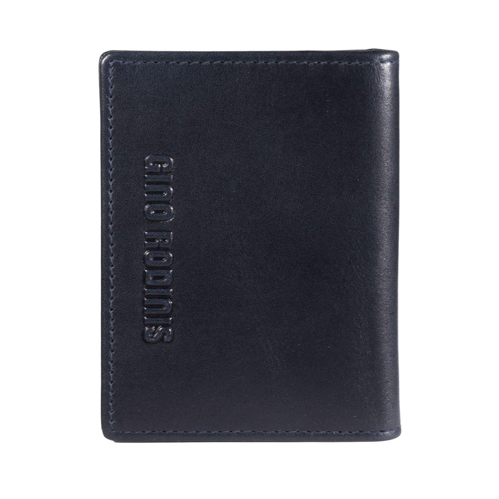 Tarjetero de cuero Hombre Bolonia 1172 | Azul-3
