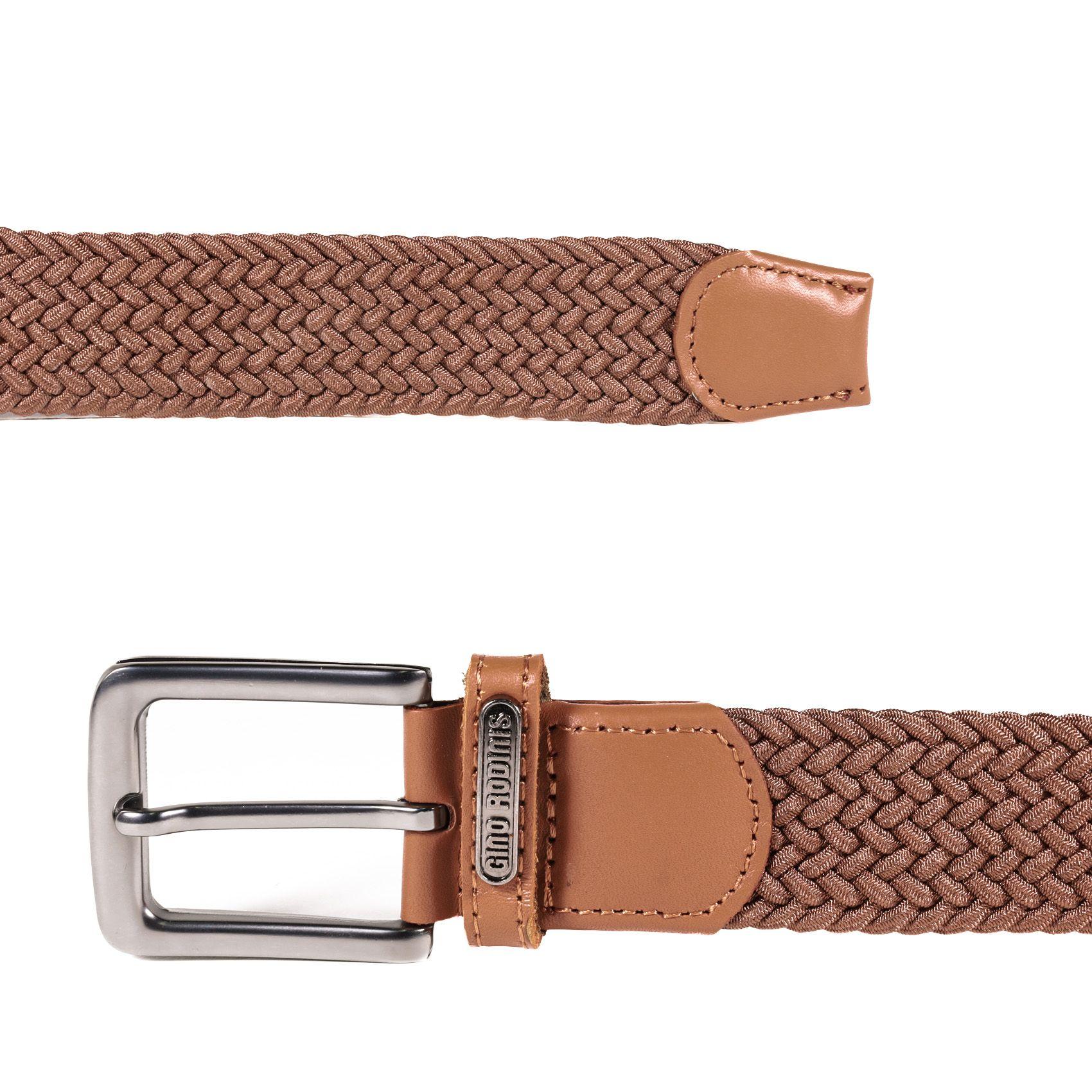 CINTURÓN ELASTICADO GINO RODINIS HOMBRE 2513 CAMEL L-XL-3