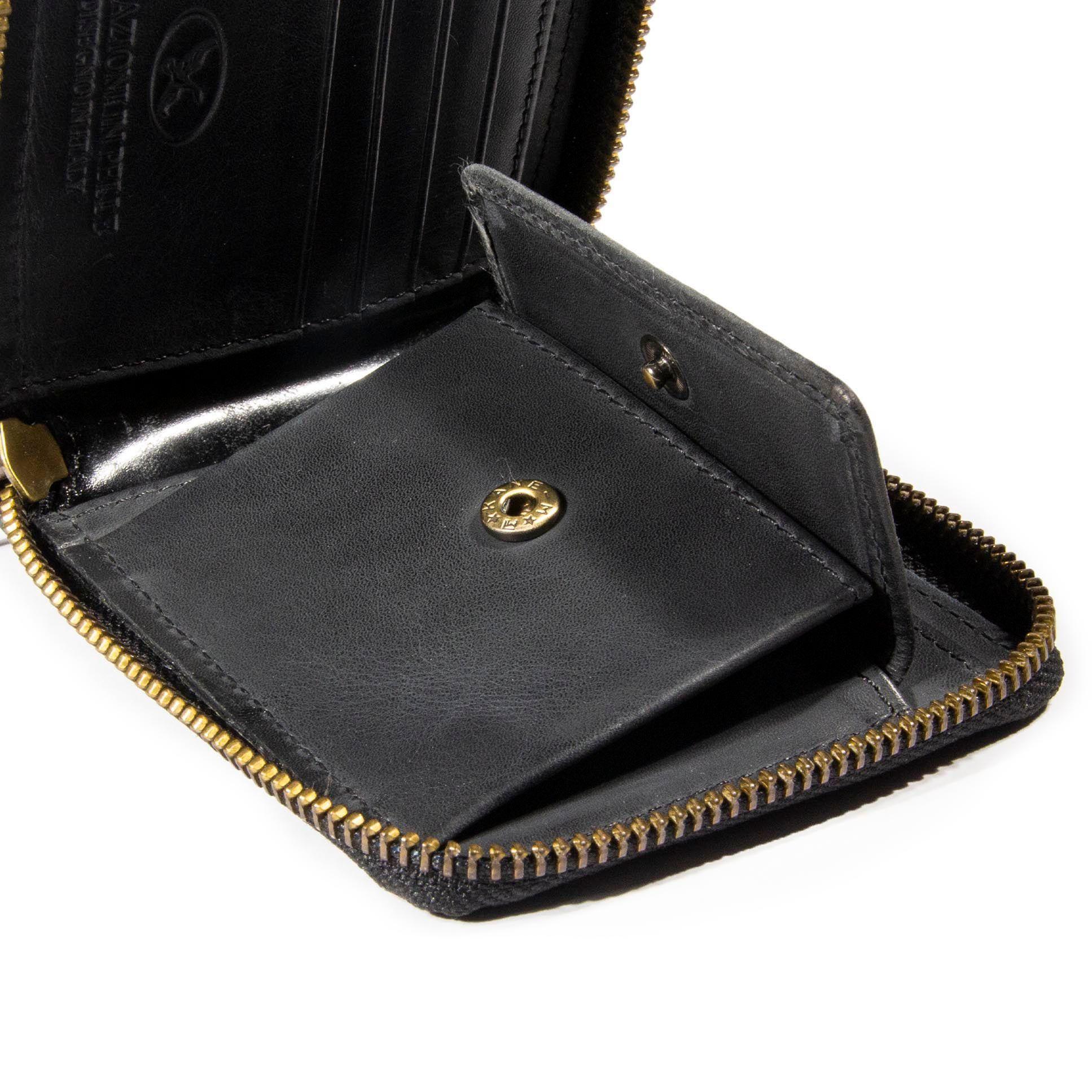 Billetera Gino Rodinis  Borsalino 158 Negro-3