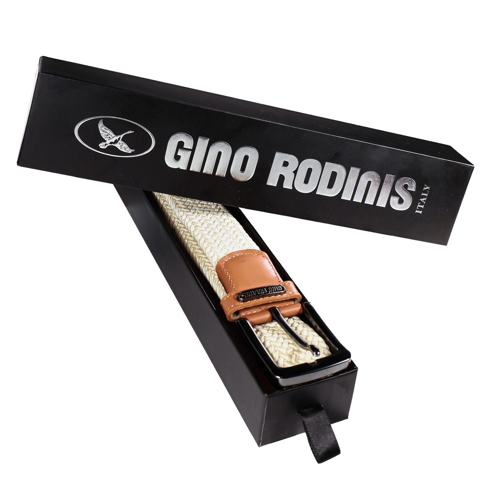 CINTURÓN ELASTICADO GINO RODINIS HOMBRE 2514 CRUDO S-M -4